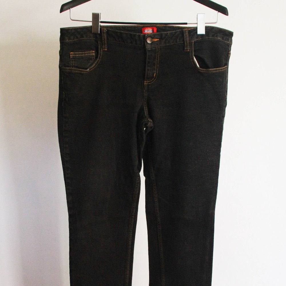 Dickies Low-Rise Black Size 16 Skinny Jeans